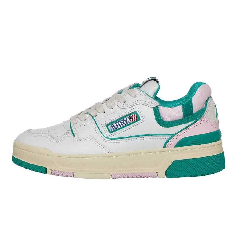 Autry CLC Low White / Emrld / Blsbrid – “White” (ROLWMM26)
