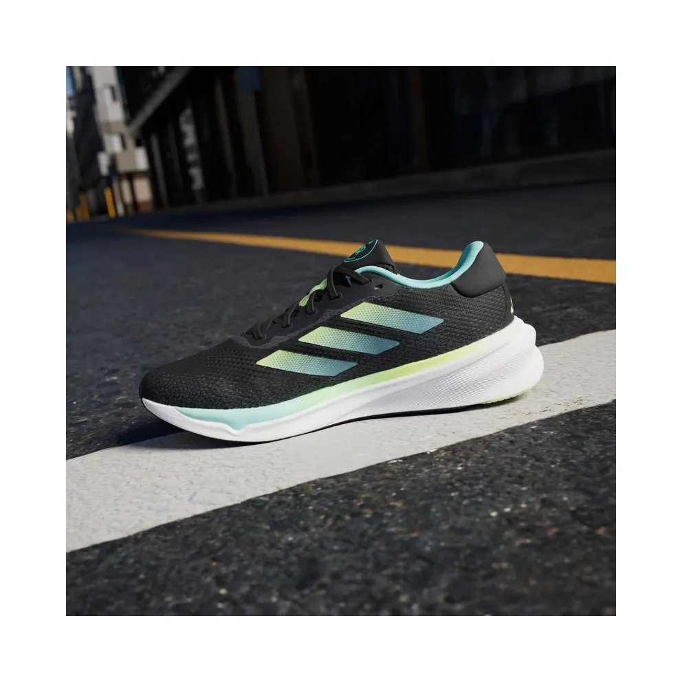 adidas Supernova Stride Core Black Pulse Lime Flash Aqua (IH2909)