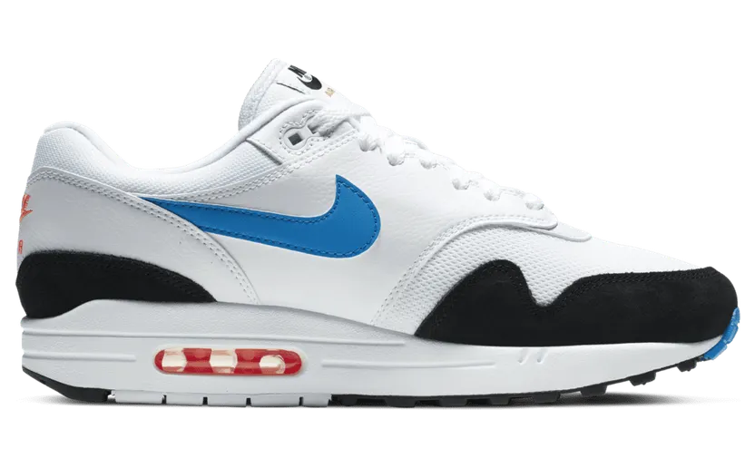 Nike Air Max 1 White Photo Blue Black