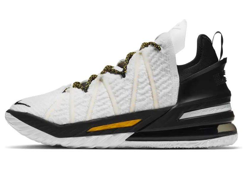 LeBron 18 “White/Black/Gold” Weiß (CQ9283-100)