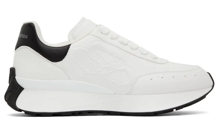 Alexander McQueen White Sprint Runner Sneakers (688548WIC93)
