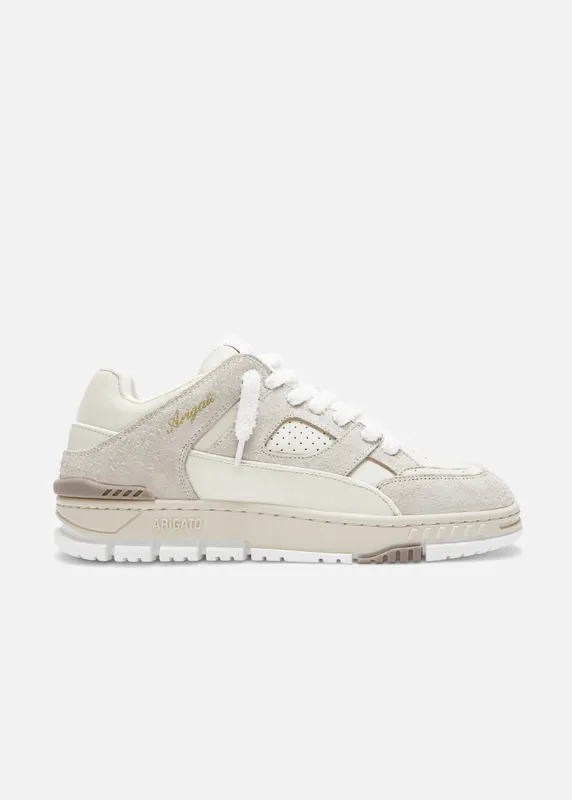 Axel Arigato Area Lo Fluffy Sneaker “Beige,Beige” (F2298001)
