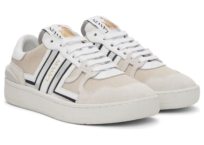 Lanvin Taupe Clay Low-Top Sneakers (FW-SKDK00-NASP-P22) (4)