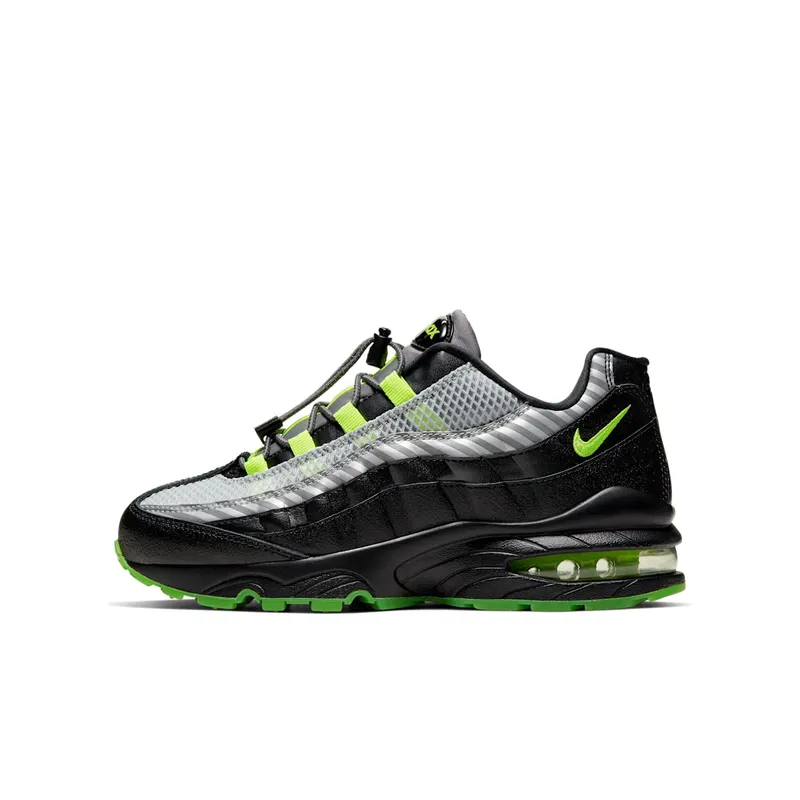 Nike Air Max 95 Black Gunsmoke Volt (GS) Black/Black/Gunsmoke (BQ4747-001)