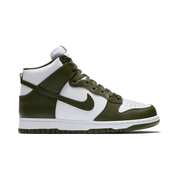 Nike Dunk High Retro “Cargo Khaki / White” (846813-300)