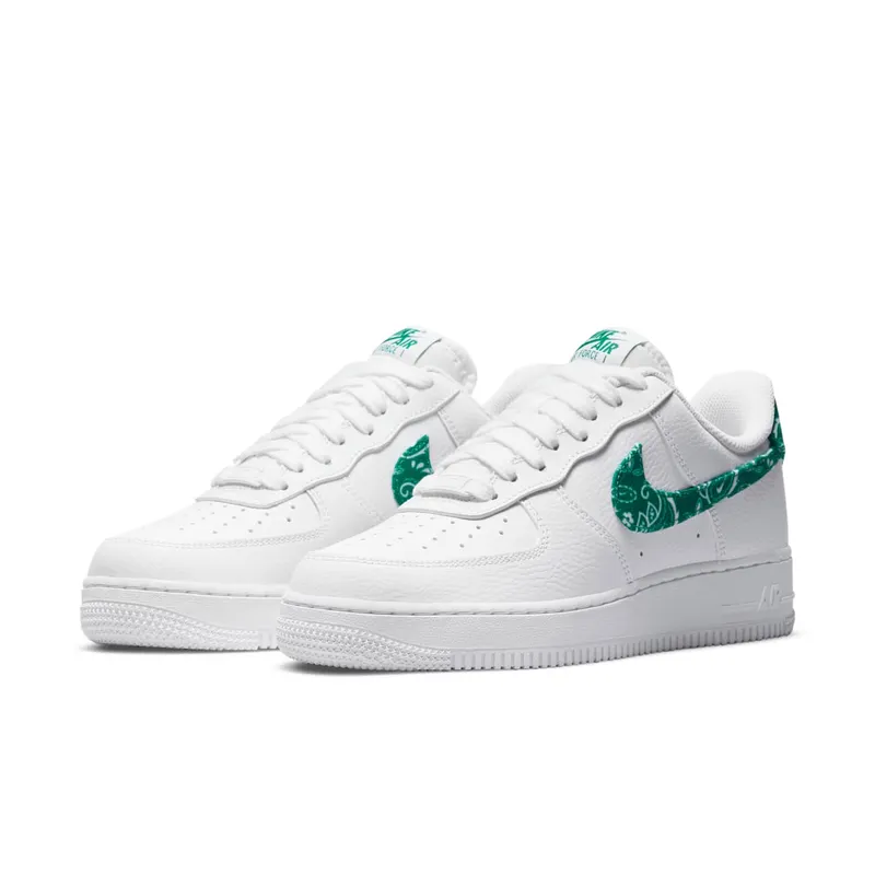 Nike Air Force 1 Low ’07 Essential White Green Paisley (W) (DH4406-102)