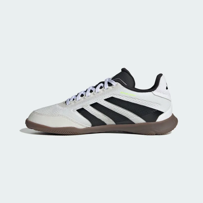 adidas Predator League Indoor Boots Kids “Cloud White / Core Black / Lucid Lemon” (JR7024)