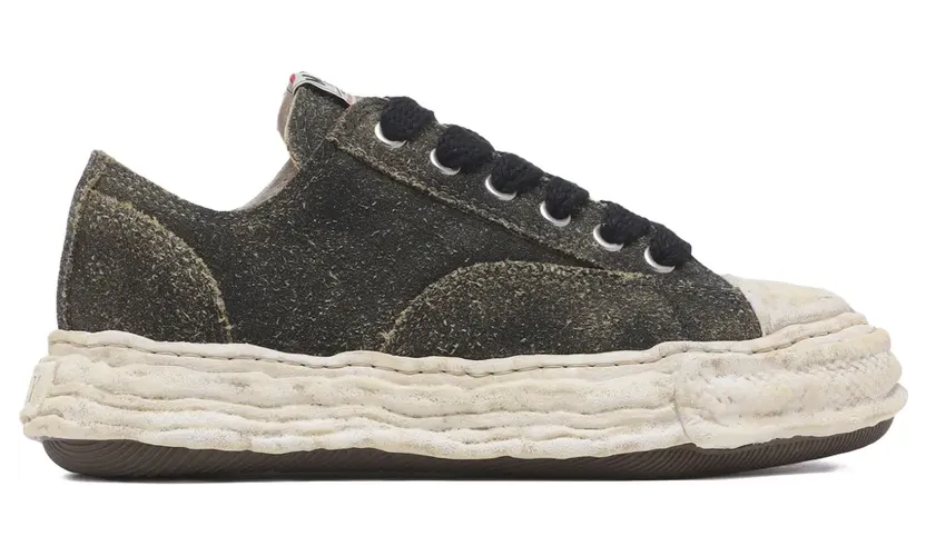 Maison Mihara Yasuhiro Peterson23 aus Wildleder “Black” (A15FW724BLACKW)