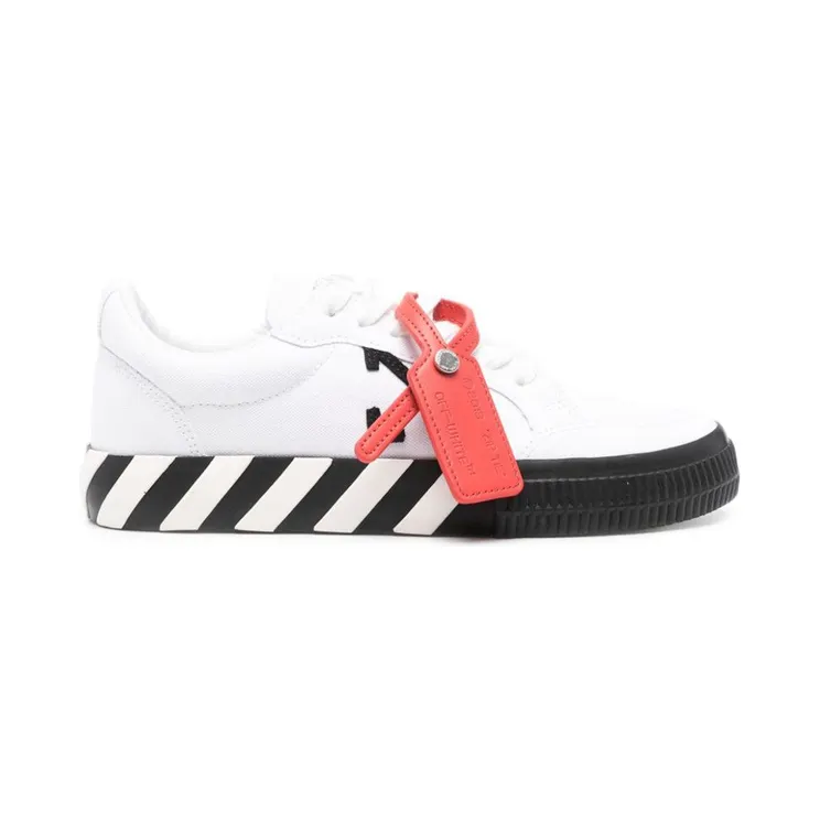 OFF-White Vulcanized Low Canvas White Black Ice (OWIA272C99FAB0050110)