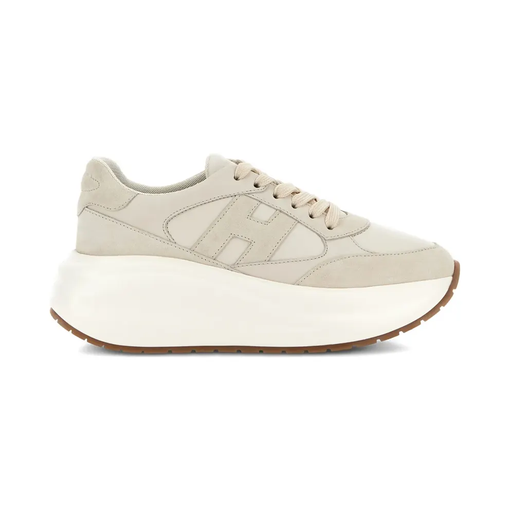 Hogan H696 aus Wildleder – Nude (HXW6960GA40UIT)