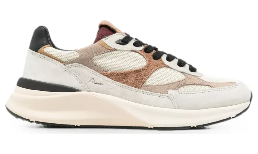 D.A.T.E. Musa lace-up sneakers – Beige (M451MSCOIV)