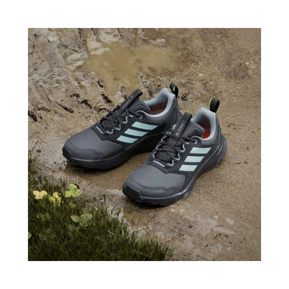 Adidas Terrex Tracefinder 2 CLIMAPROOF Trailrunning Carbon / Semi Flash Aqua / Grey Six (JI0278)