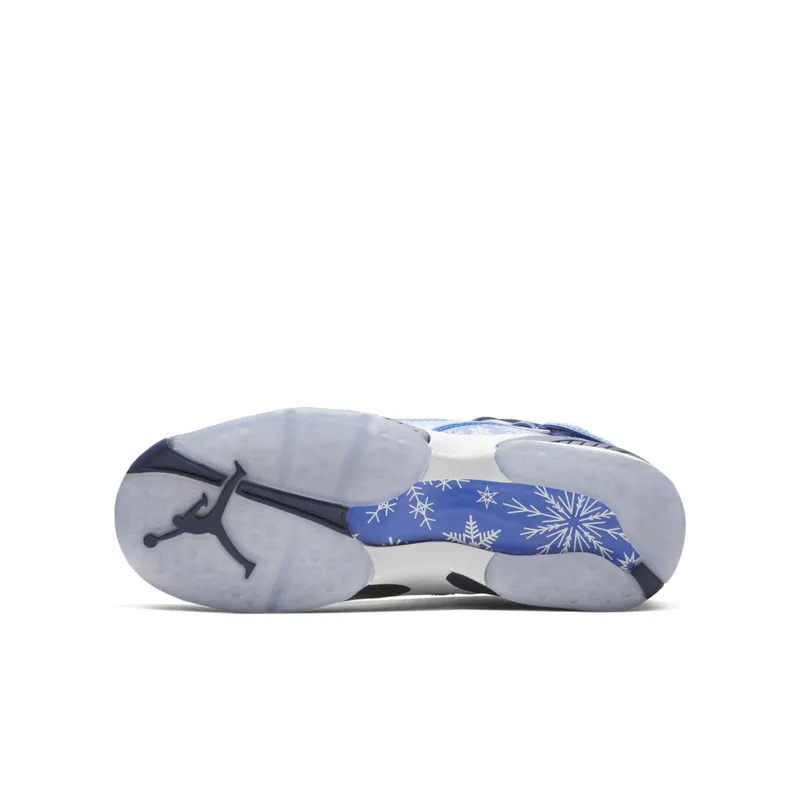 Jordan 8 Retro Snow Blizzard (GS) Cobalt Blaze/Blue Void-White (305368-400)