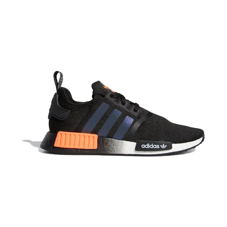 adidas NMD R1 Core Black Solar Orange Iridescent (FW0185)