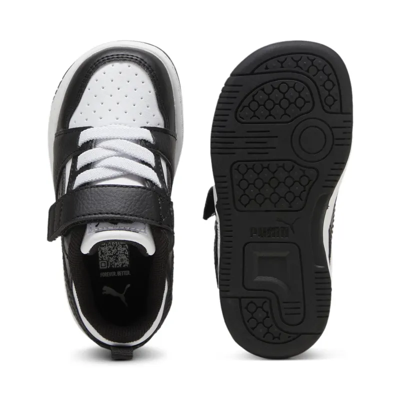 Puma Rebound v6 Lo “Puma White / Puma Black” (397420_01)