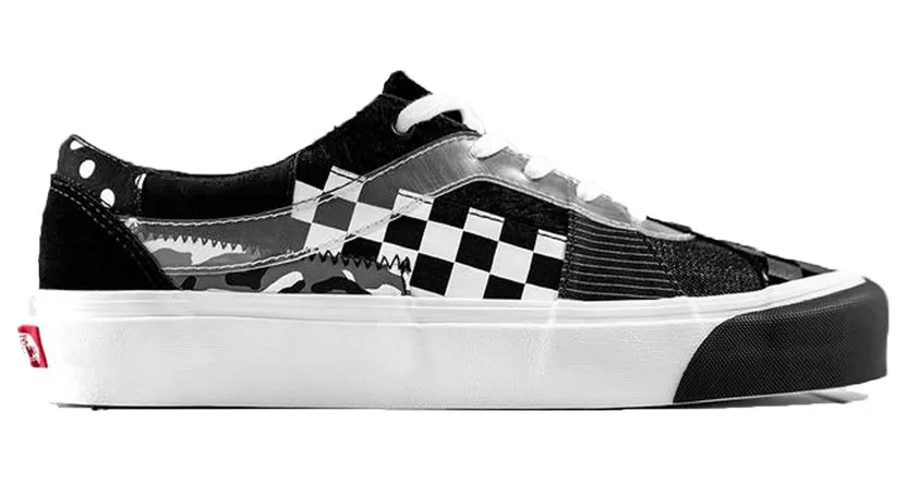 Vans size? x Bold Ni ‘Patchwork III’ Black/White (VN0A3WLP4UM)