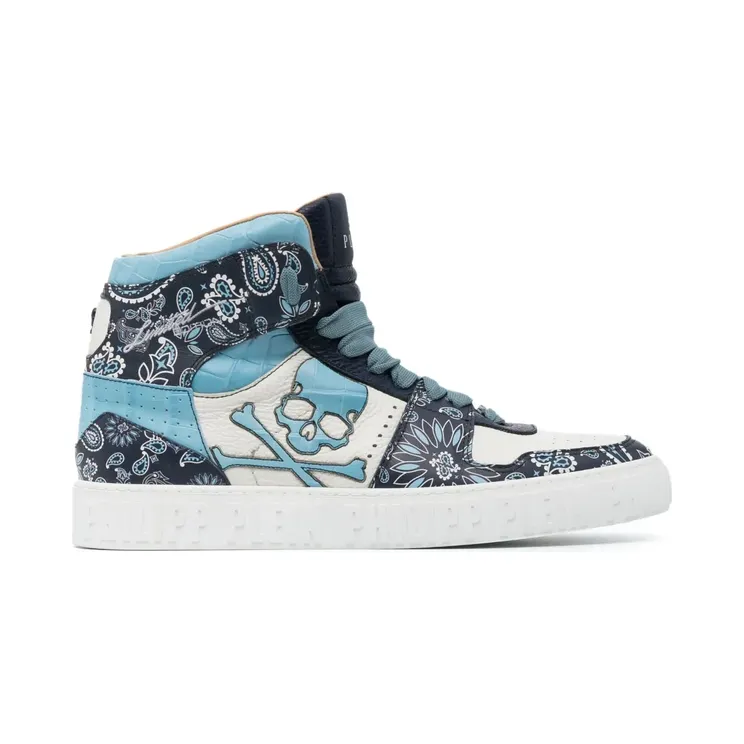 Philipp Plein High-Top-Sneakers “Blue” (FACSMSC3840PLE010N)
