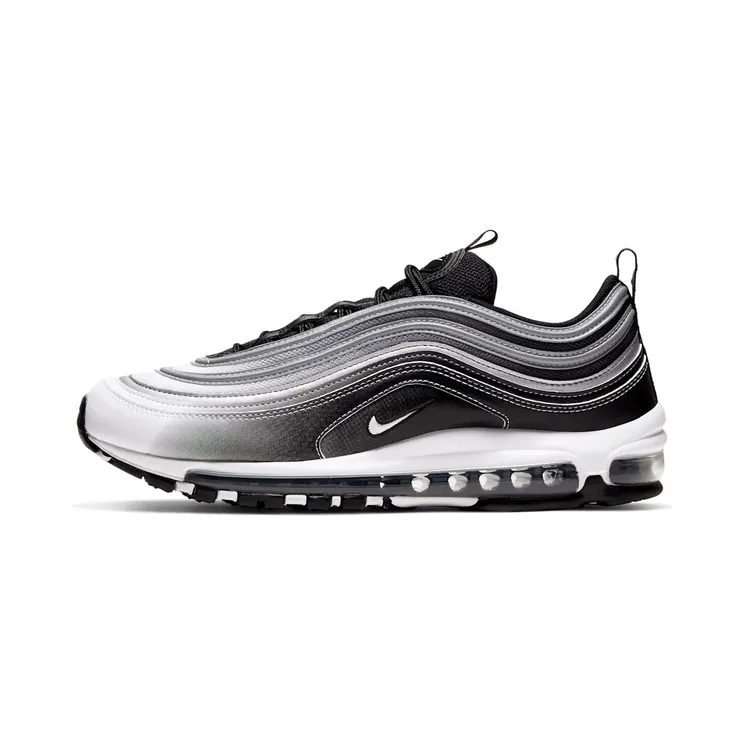 Nike Air Max 97 Gradient Fade “Black / Reflect Silver / White” (921826-016)