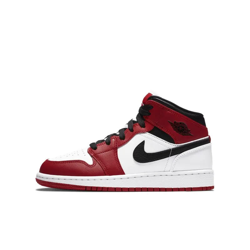 Air Jordan 1 Mid ‘Chicago’ (GS) (2020) (554725-173)