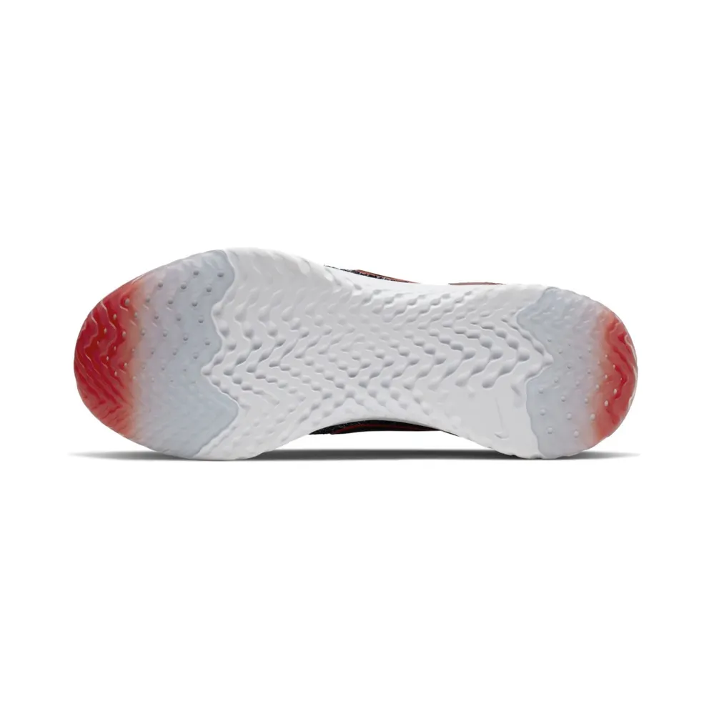 Nike Epic React Flyknit 2 Rabid Panda Blue Void/Habanero Red-Team Red-Black (CJ0770-400)