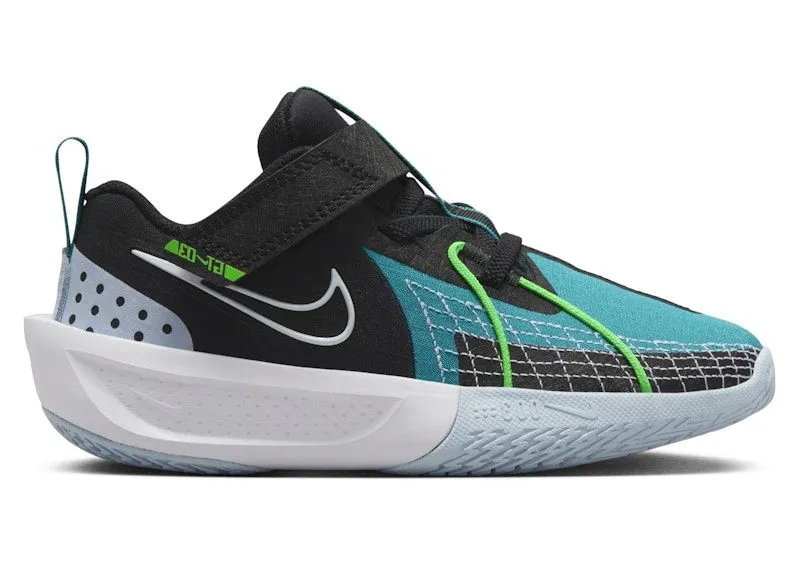 Nike GT Cut 3 Black Aquamarine Light Armory Blue White (FD7034-003)