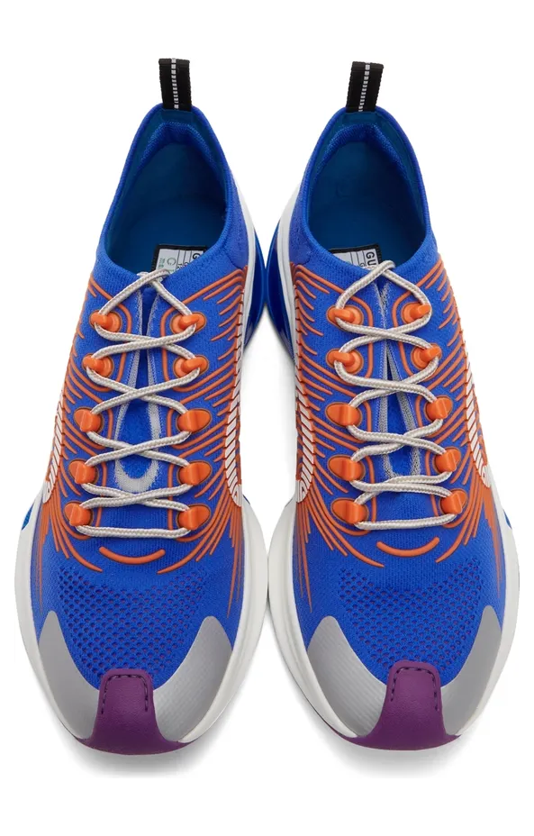 Gucci Blue Run Low-Top Sneakers (680893 UFE10) (5)