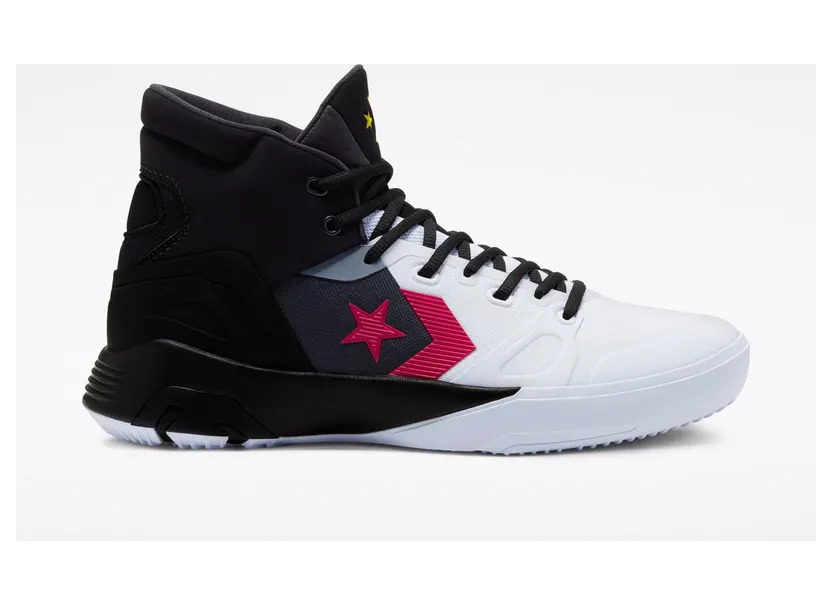 Converse G4 High ‘White Blue Solar’ Black/White/Solar Red (166804C)