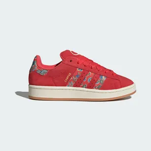 Adidas Campus 00s x Liberty London Semi Lucid Red / Cream White / Gold Metallic (JS1330)