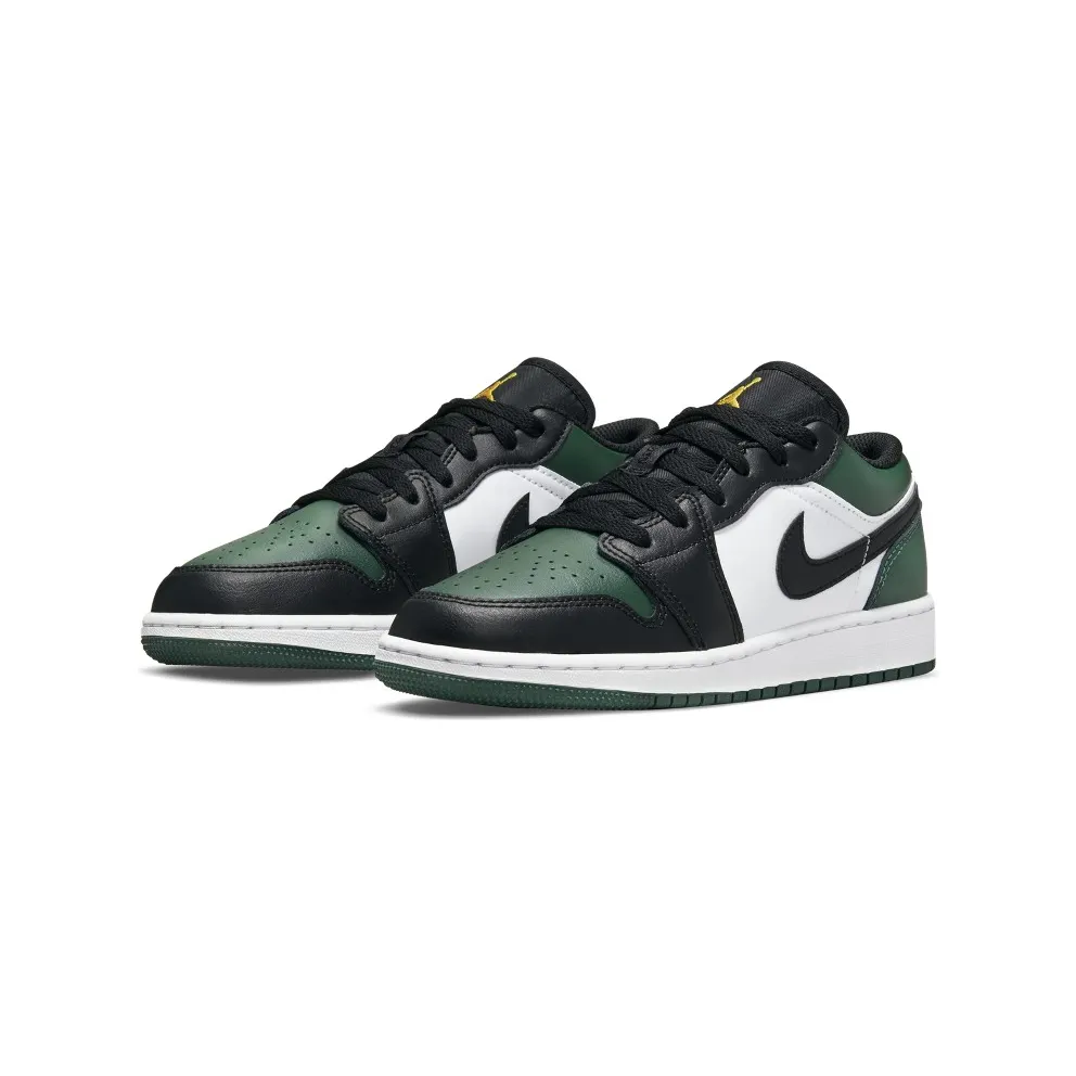 Air Jordan 1 Low Green Toe (GS) (553560-371)