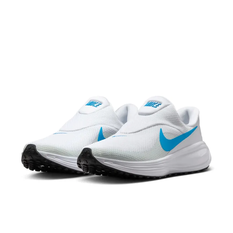 Nike Revolution 8 EasyOn White Pure Platinum Blue Hero (HQ2414-101)