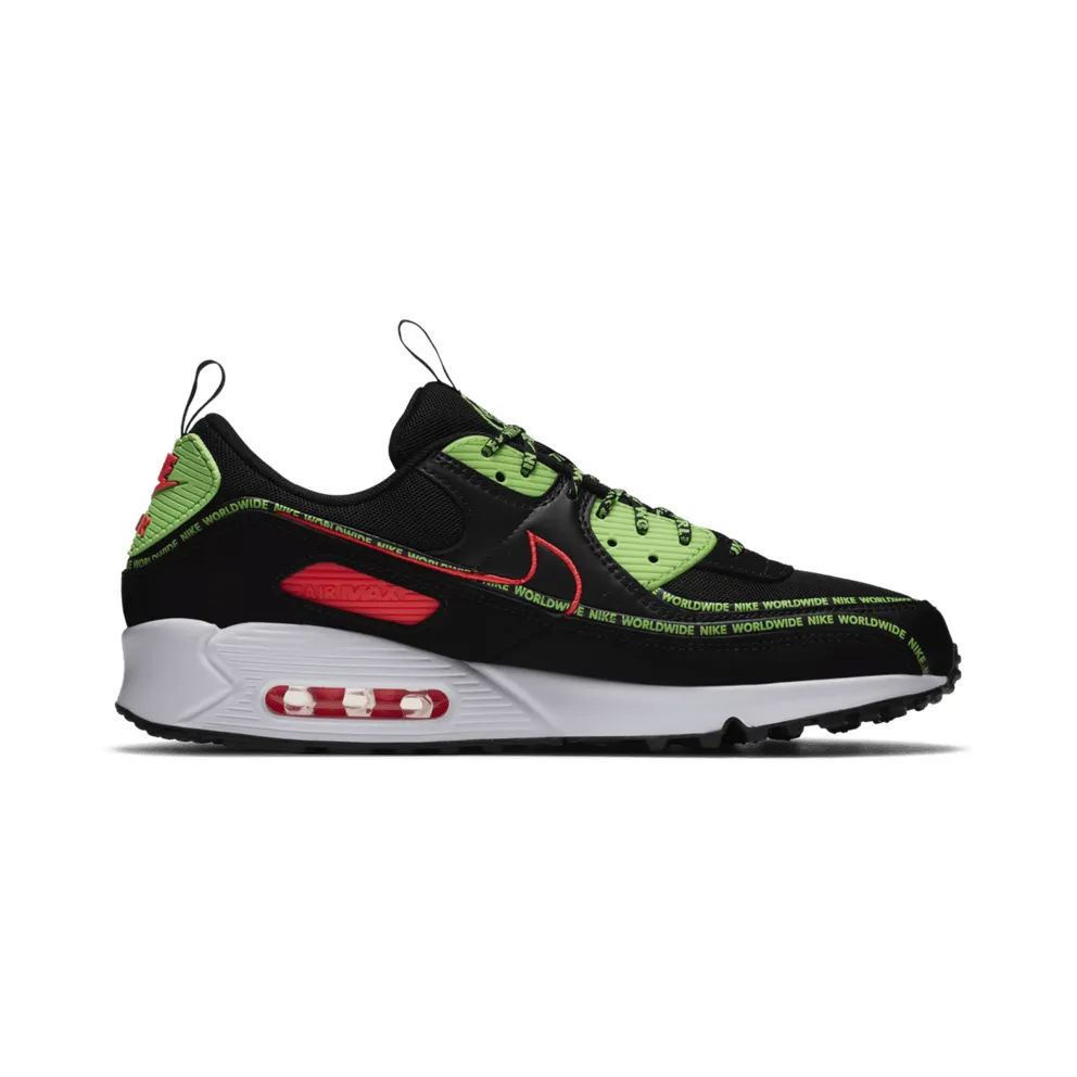 Nike Air Max 90 Worldwide Pack Black Black/Green-Red-White (CK6474-001)