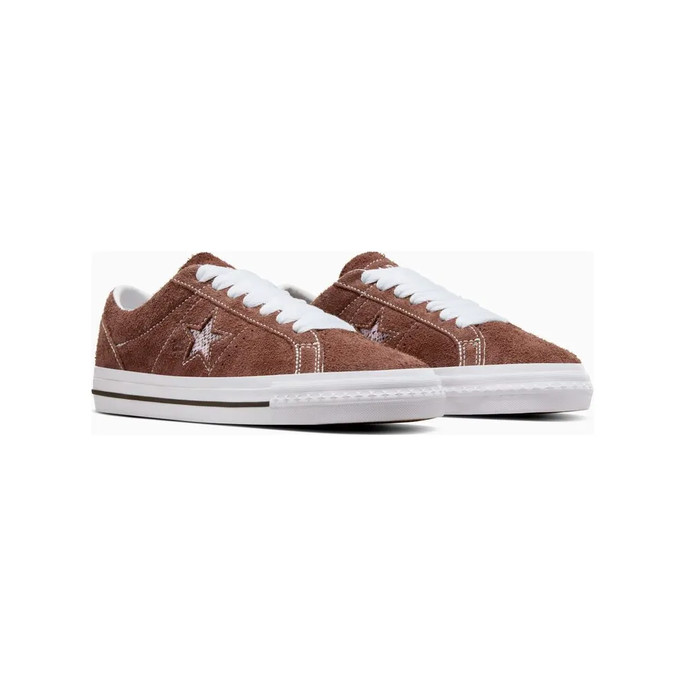 Converse CONS x Quartersnacks One Star Pro Dark Clove/White/Cherry – “Brown / White” (A09554C)
