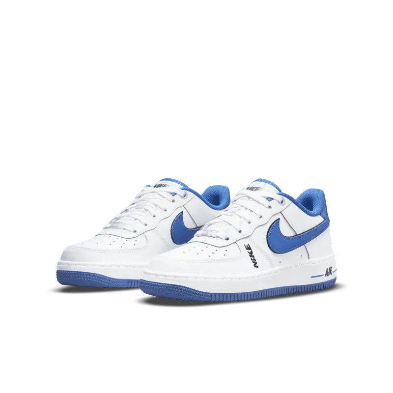 Nike Air Force 1 Low LV8 White Game Royal (GS) (DO3809-100)