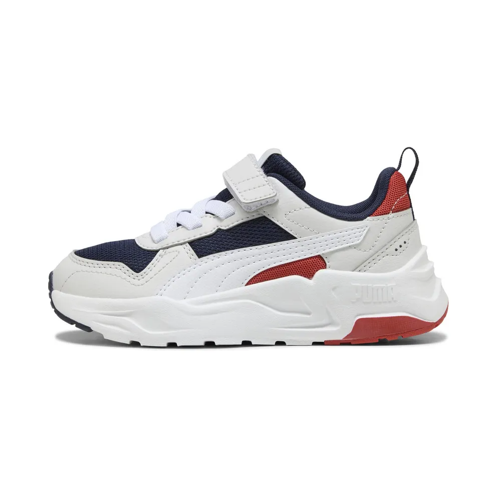 Puma Trinity 2 LT “Puma Navy / Puma White / Feather Gray / Red Fire” (403704_03)