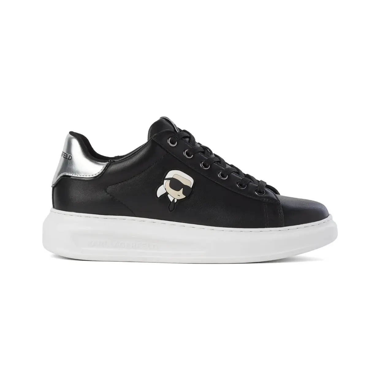 Karl Lagerfeld Ikon Nft Kapri leren “Black” (KL62530N999)