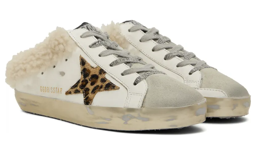 Golden Goose SSENSE Exclusive White Superstar Sabot Sneakers (GWF00110.F003351.81811) (4)