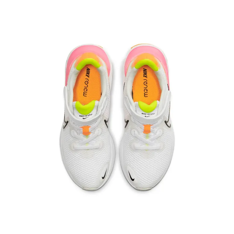 Nike Renew Run White Pink Blast (PS) White/Platinum Tint/Pink Blast (CT1436-100)