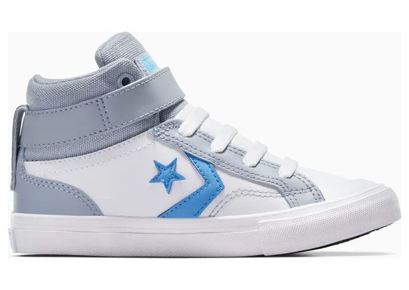 Converse Pro Blaze Strap Sport Remastered White/heirloom Silver/lt. Blue