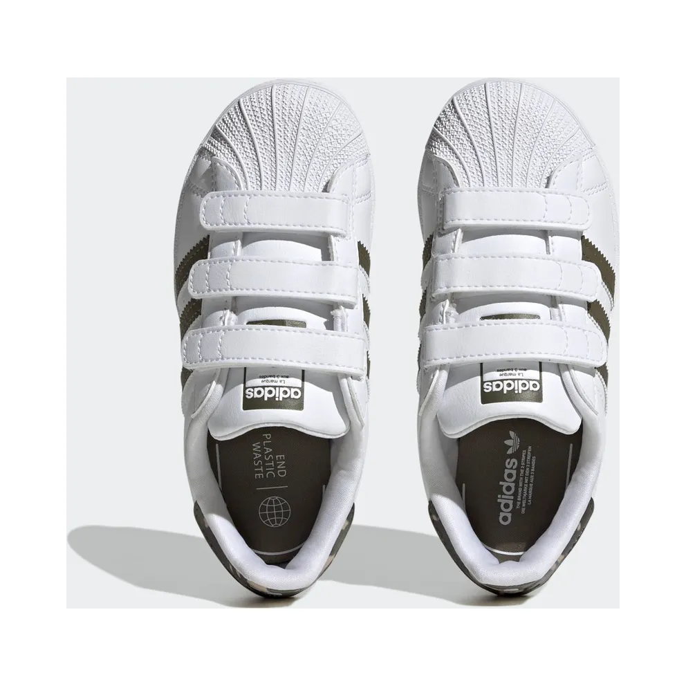 Adidas Superstar Cloud White / Olive Strata / Cloud White (HQ4285)