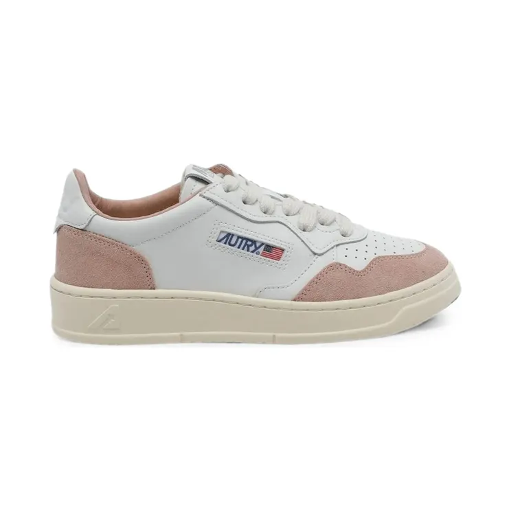 Autry Medalist Suede-panel “White/Pink” (AULW FT16)