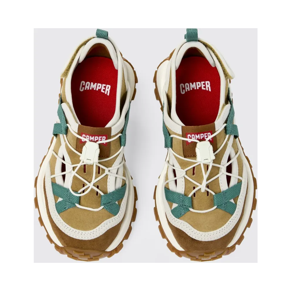 Camper Recycled Polyester and Suede Drift Trail Brown (K800695-002DRIFTTRAIL0)