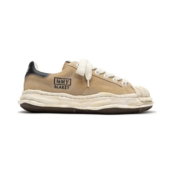 Maison Mihara Yasuhiro Blakey OG Sole Vintage Suede Low White Beige (A15FW728-WHT)