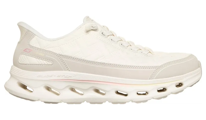 Skechers Slip-ins: GO WALK Glide-Step 2.0 – Cozy Fit Walker Sneaker Gebroken Wit