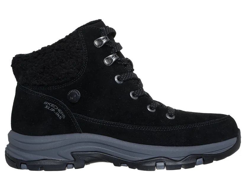 Skechers Slip-ins Waterproof Relaxed Fit: Trego Snow Breeze “Black (167894 Blk)” (167894BLK)