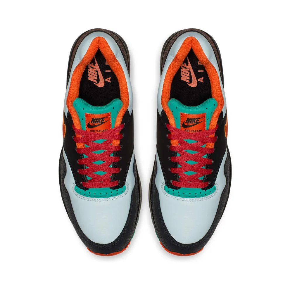 Nike Air Safari Supreme Tech Black/Emerald Green-Rush Pink-Team Orange (AO3298-002)
