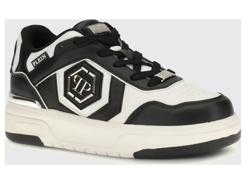 Philipp plein Runner Hexagon Predator Lace-up Sneakers White (SAFSUSC0925PTE003N0102)