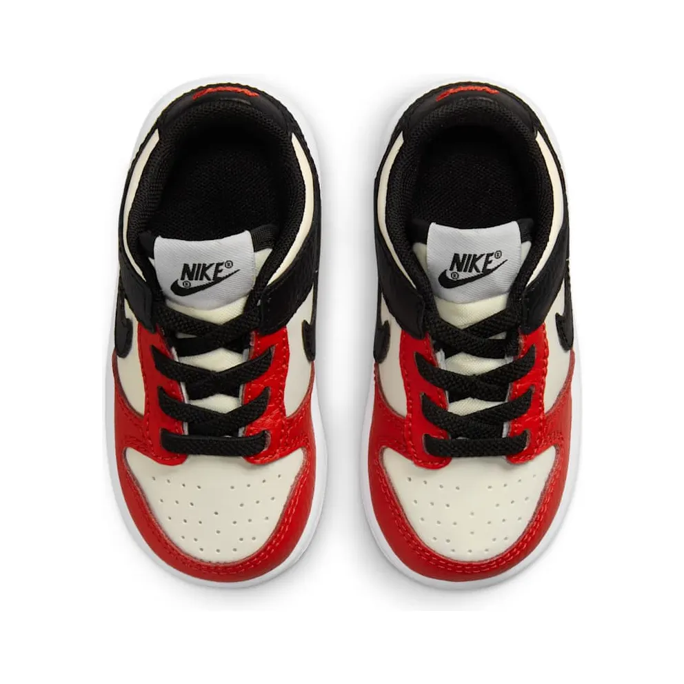 Nike Dunk Low EMB NBA 75th Anniversary Chicago (TD) – “Sail / Black / Black / Chile Red” (DC9562-100)