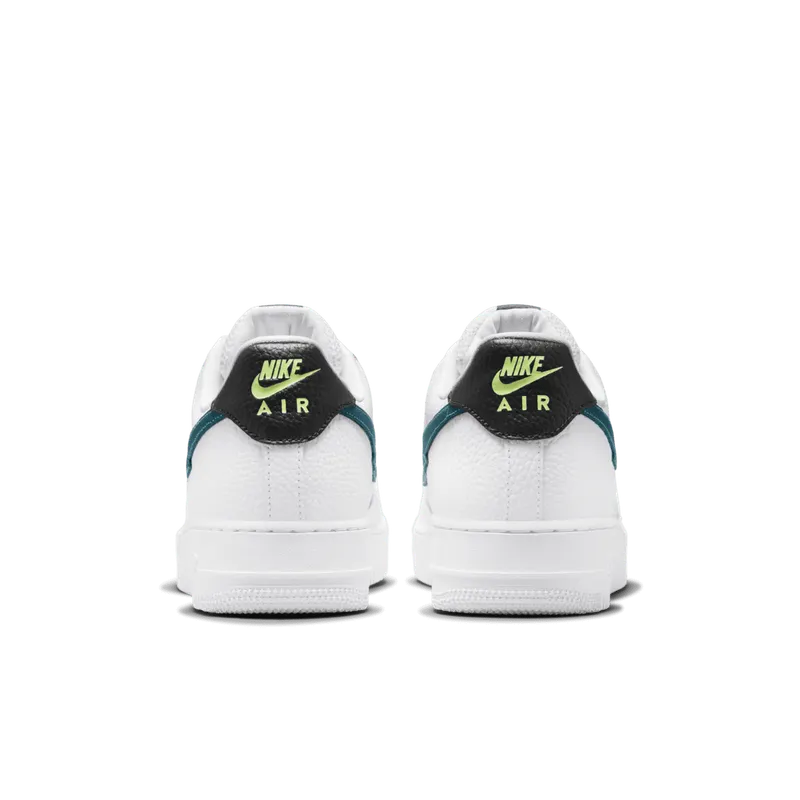 Nike Air Force 1 Low White – “White / Aquamarine-lime Glow-off Noir” (DJ6894-100)