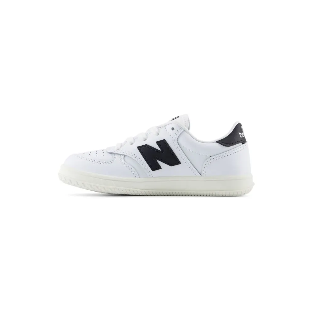 NEW BALANCE T500 Lace “BLACK / NB WHITE” (PST500CA)