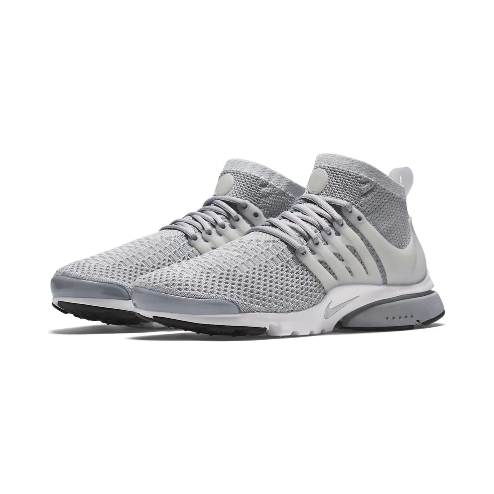Nike Air Presto Ultra Flyknit “Wolf Grey / White / Black / Pure Platinum” (835570-002)